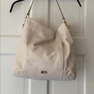 Coach cream colored bag NWT